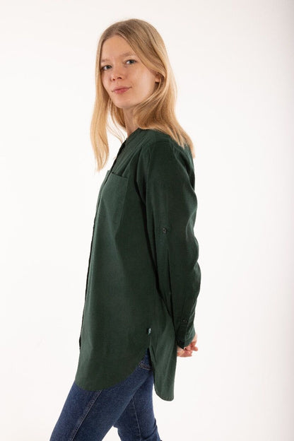 ESS - Joy Poplin Shirt Black green