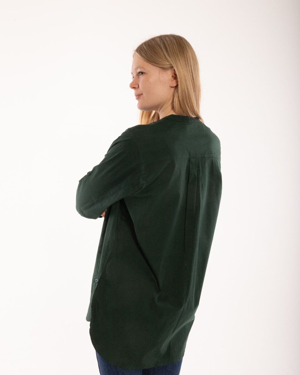 ESS - Joy Poplin Shirt Black green