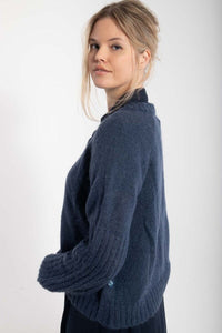 Danarnaq Wool Cardigan Marine