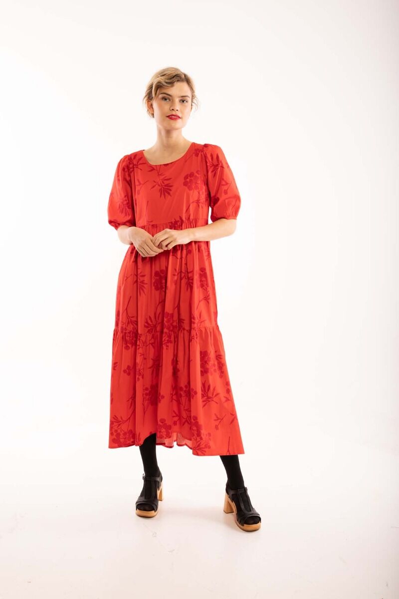 Danejuli Dress Xmas red HEMLOCK