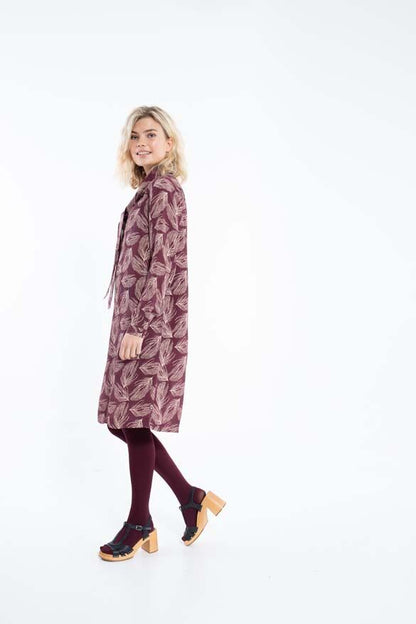 Danehilde Dress Dark BDX/LT Beige PALMA