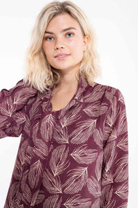 Danehilde Dress Dark BDX/LT Beige PALMA