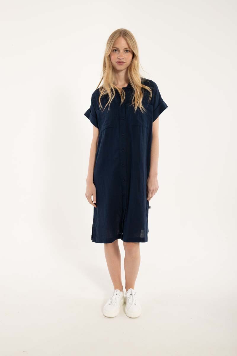 Danerrand Cloth Dress Dark Navy