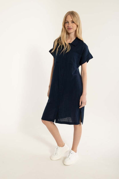 Danerrand Cloth Dress Dark Navy
