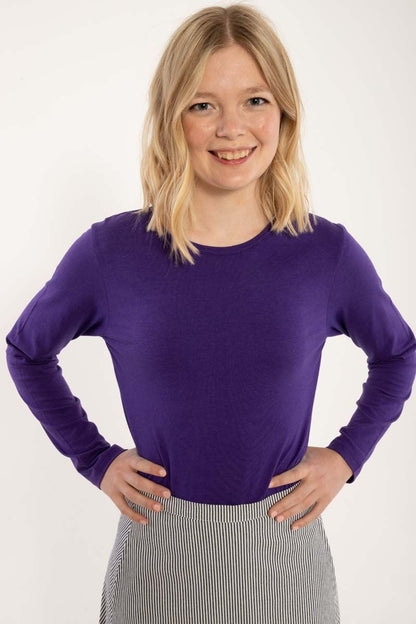 Danejubii LS Modal Tee Shy Purple
