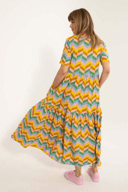 ORGANIC - Danemarkise Modal Slub Dress Rose ROYAL COURT