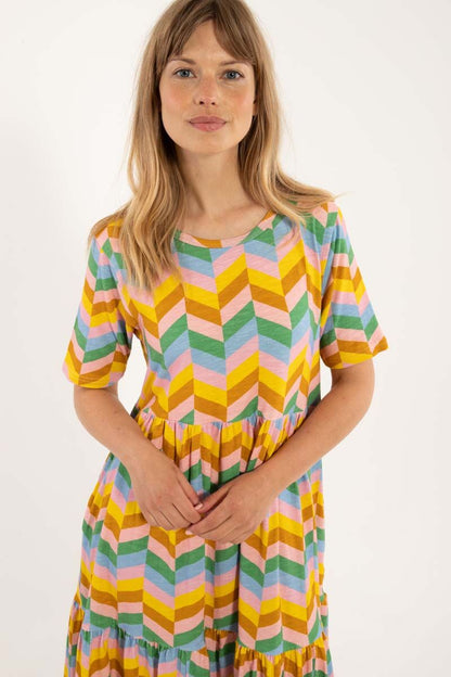 ORGANIC - Danemarkise Modal Slub Dress Rose ROYAL COURT