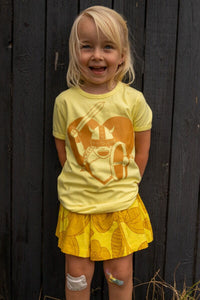 ORGANIC - Danoyster Shorts Mellow Yellow BLOOM BOOM
