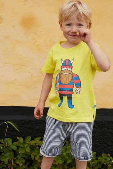 T-shirt til børn med viking
