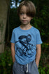 T-shirt til børn med viking på cykel 