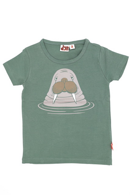 Børne t-shirt med hvalros