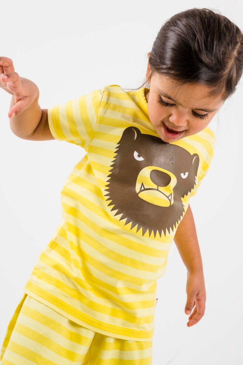 T-shirt til børn med bjørn