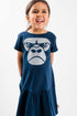 Kjole til børn med gorilla