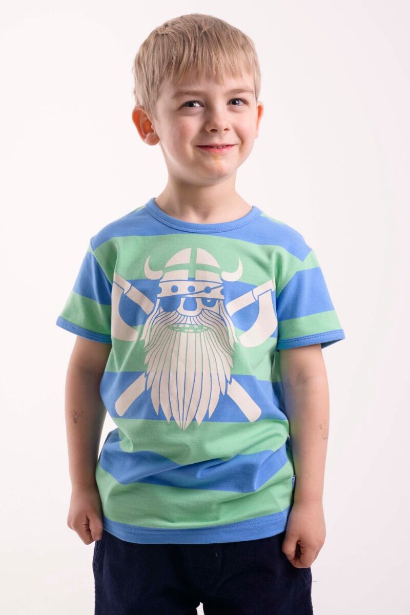 T-shirt til børn med viking  