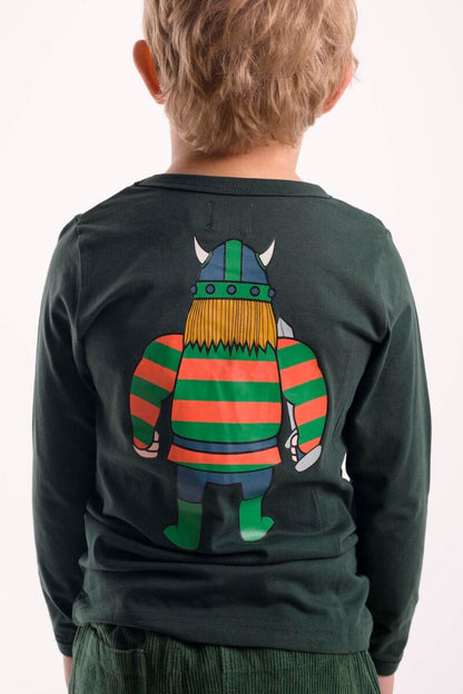 Bluse til børn med viking