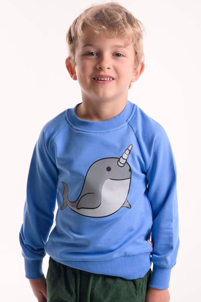 Sweater til børn med Narhval
