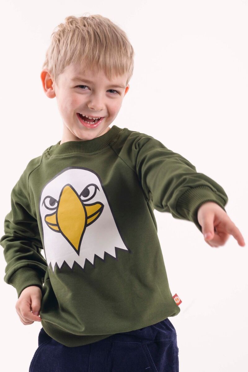 Sweater til børn med ørn   