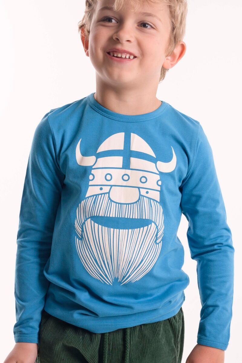 Bluse til børn med viking