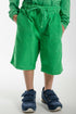 Fløjls shorts til børn i grøn 