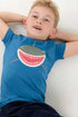 Sej t-shirt til børn med print af haj