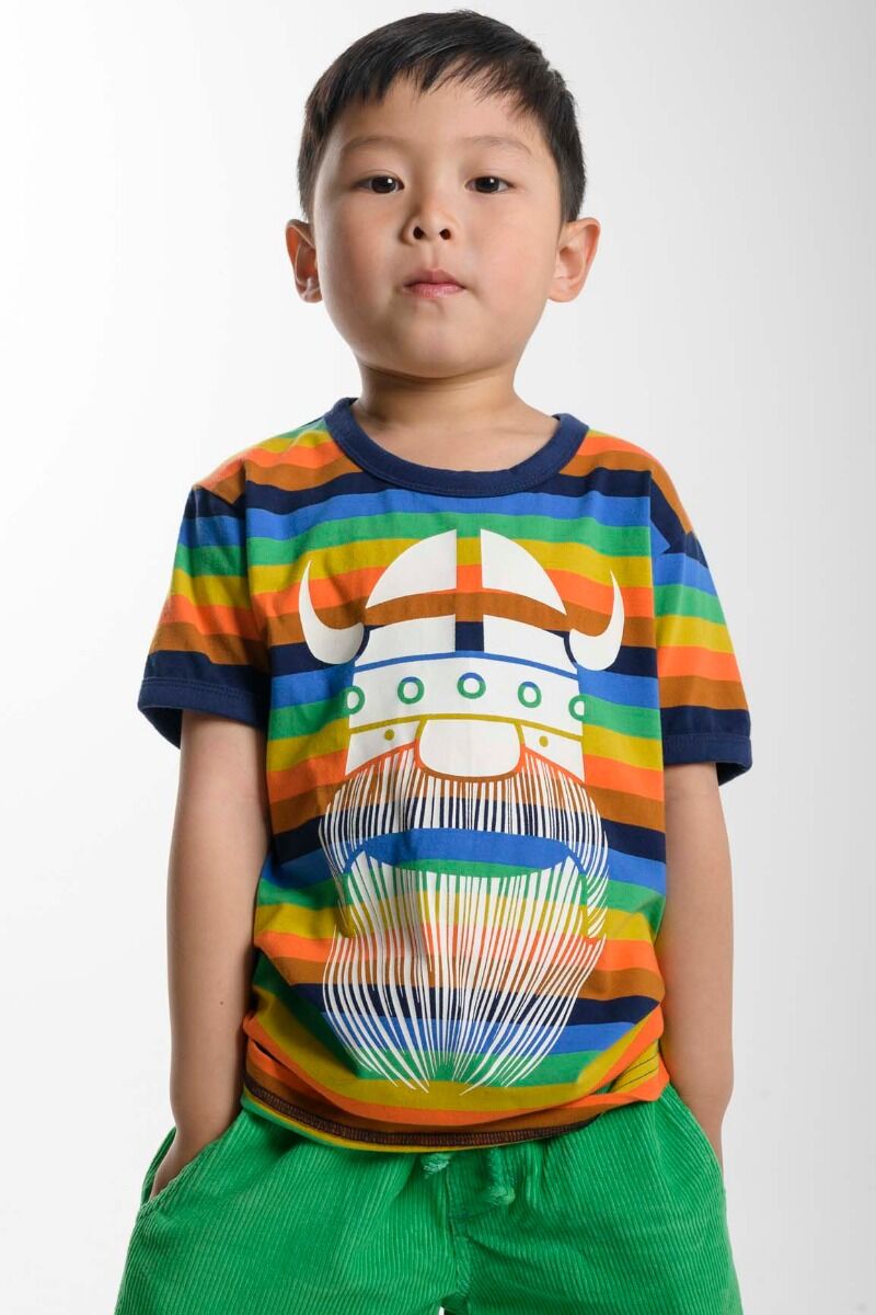 T-shirt til børn med viking 