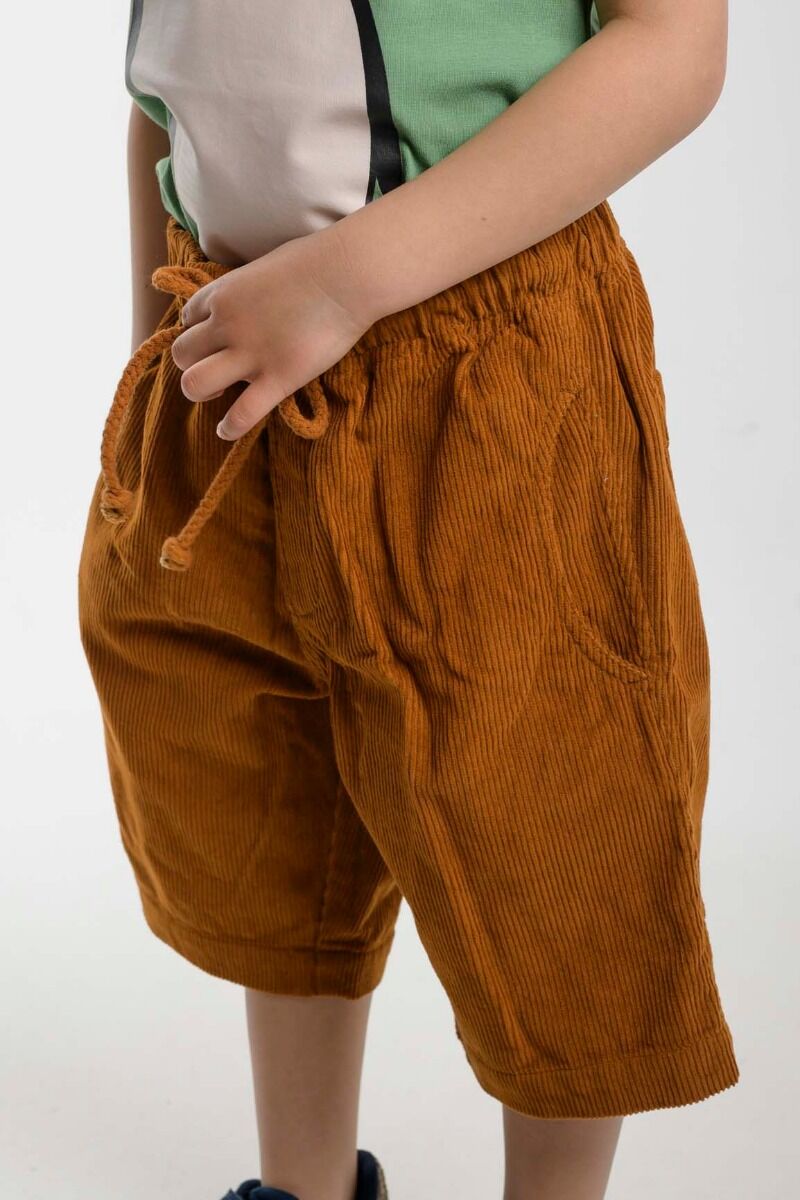 Shorts I fløjl til børn 