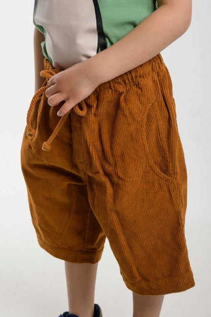 Shorts I fløjl til børn 