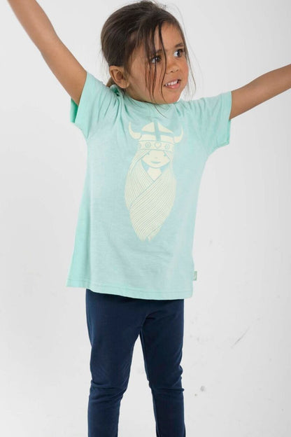 T-shirt til børn med viking