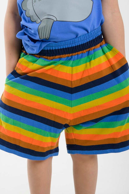Shorts til børn med striber 