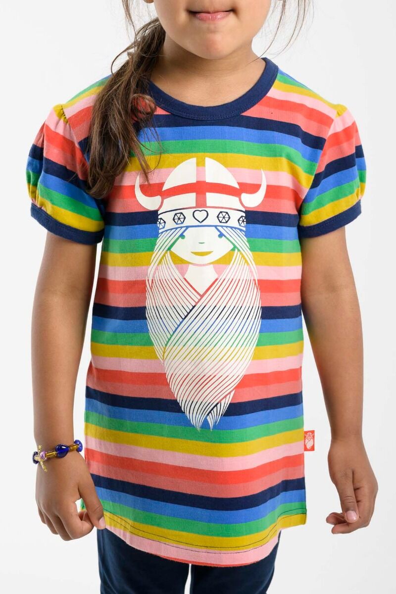 T-shirt til børn med viking
