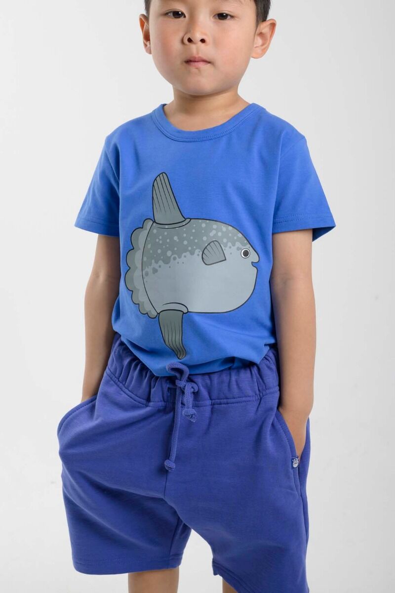 Shorts til børn i blå