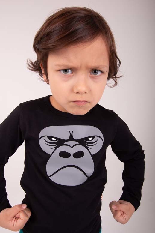 Bluse med Gorilla