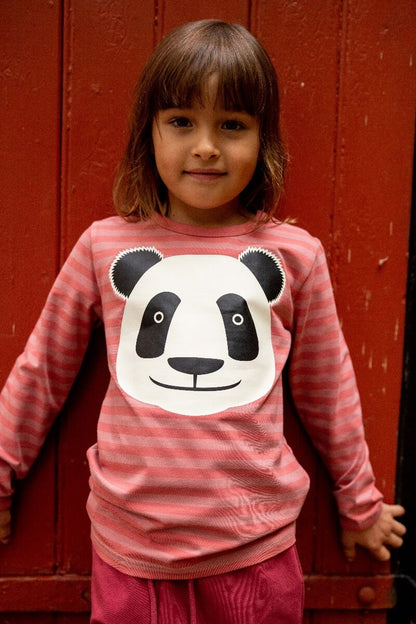 Bluse til børn med panda   