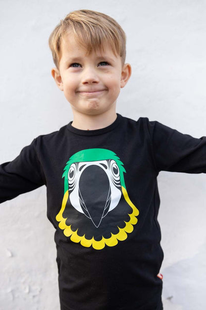 Bluse til Børn med Papegøje