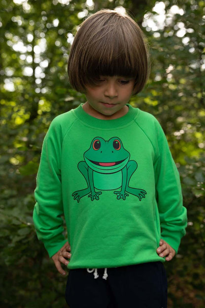 Sweater med frø til børn
