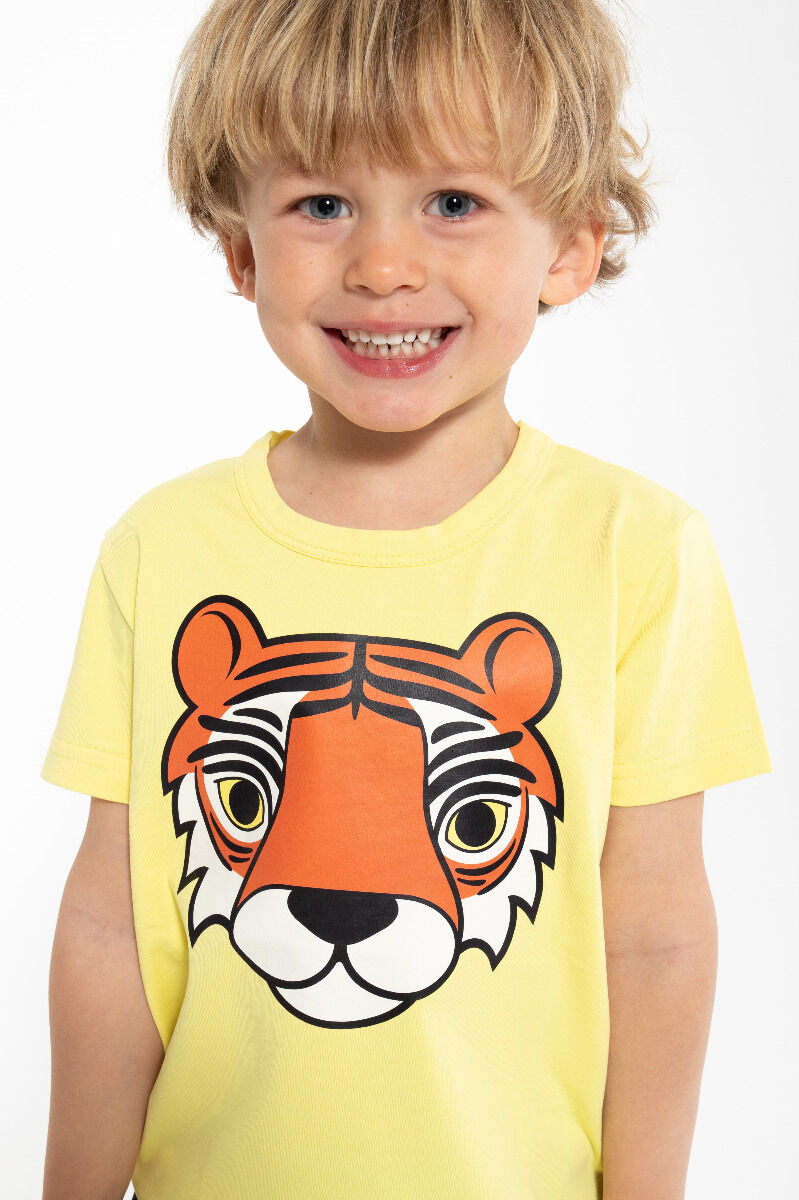 T-shirt til børn med tiger 