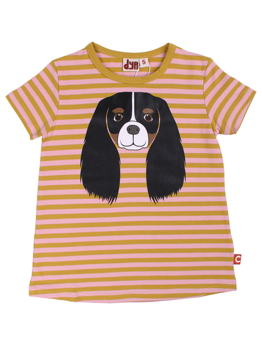 T-shirt til børn med hund