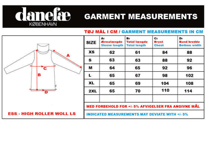 ESS - Danehigh Roller Wool LS Tonic Stripe