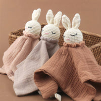 Håndlavet nusseklud Rose Beige Bunny
