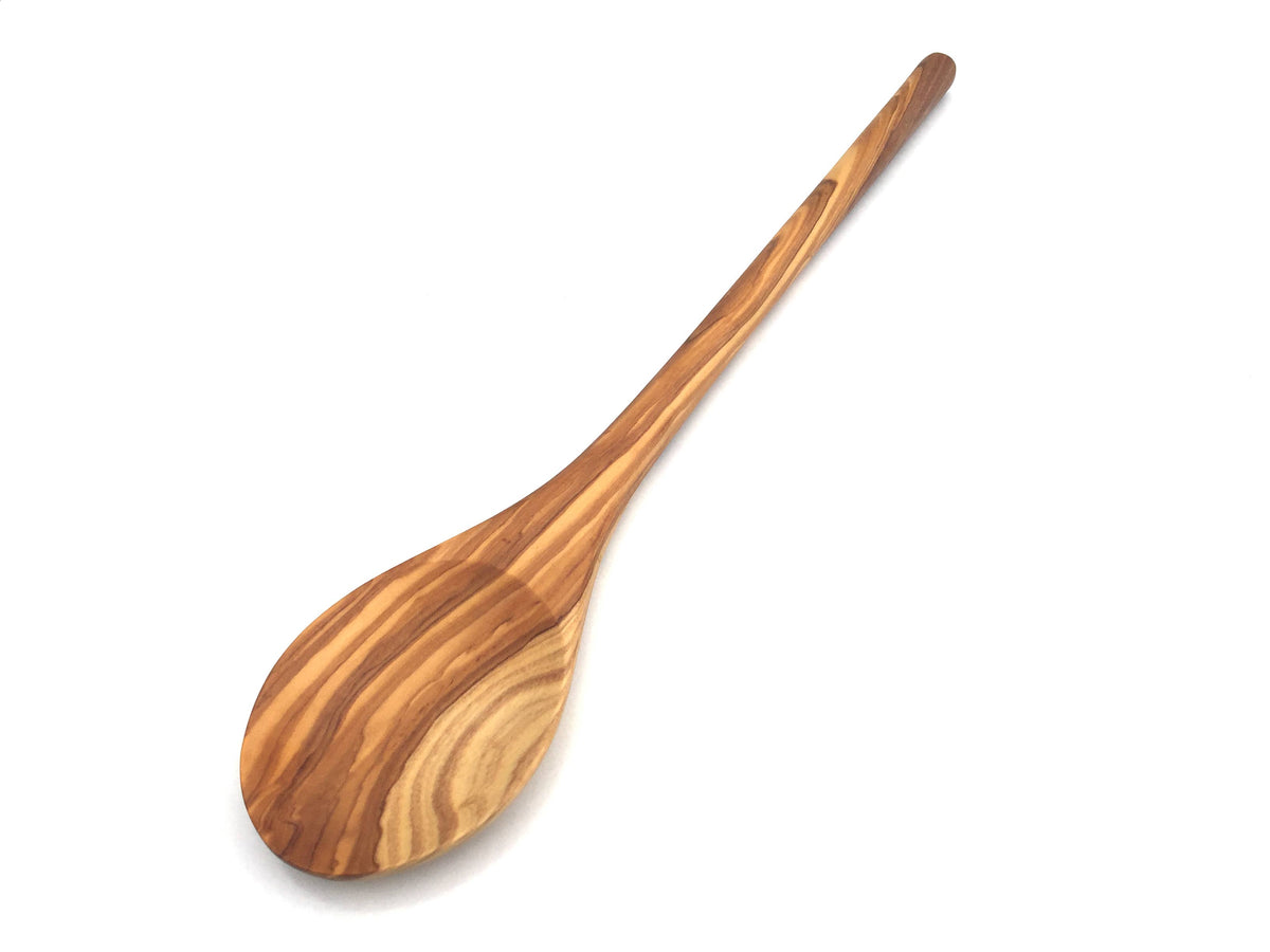 Medina Mood Round oval cooking spoon made of olive wood: 30cm