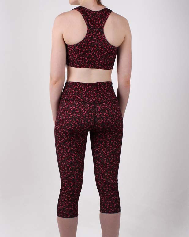ESS - Bamboo 3/4 leggings Dark Navy FLEURIE