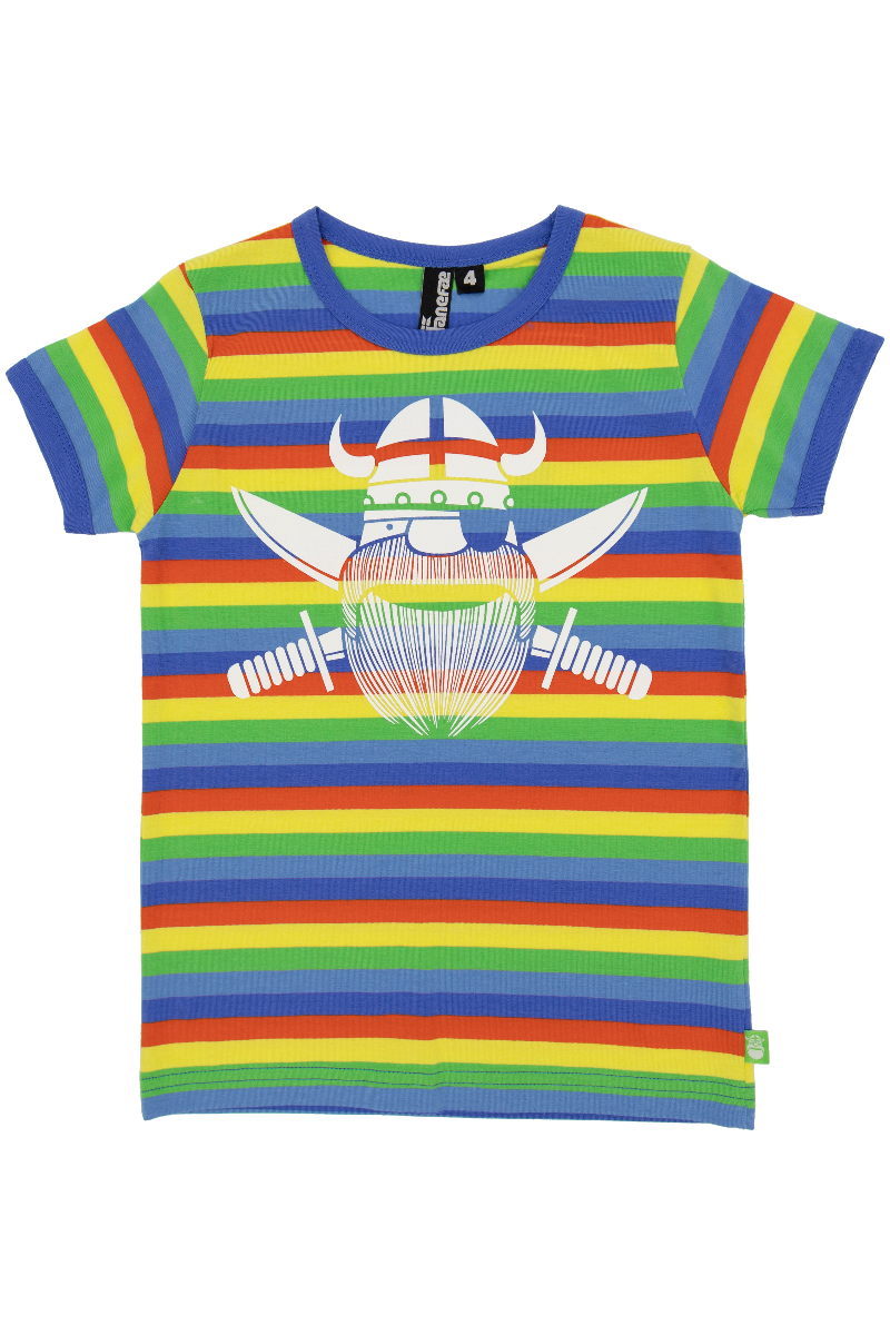 T-shirt til børn med viking pirat