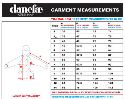 Danehammer Winter Jacket Sailing Stripe