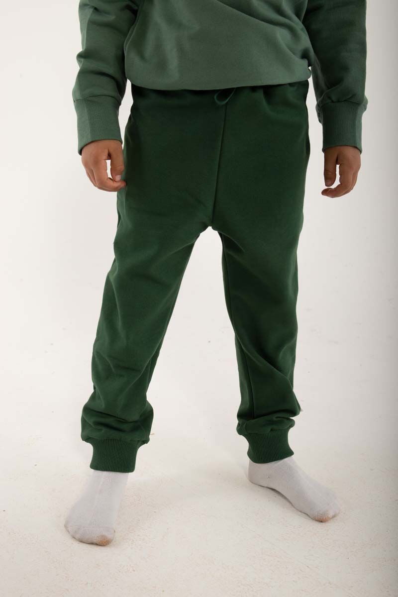 Jogging bukser til børn i khaki 