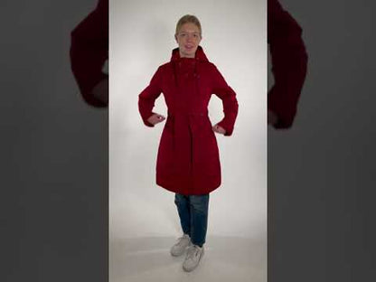 Danelse Stretch Winter Jacket Dark Red