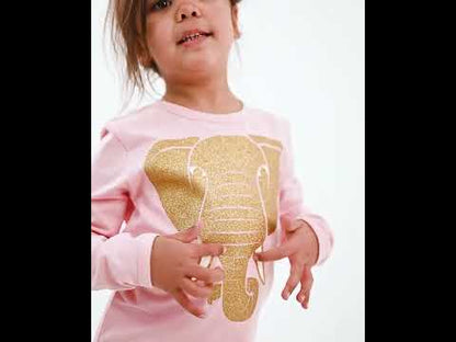 Bluse til børn med elefant 
