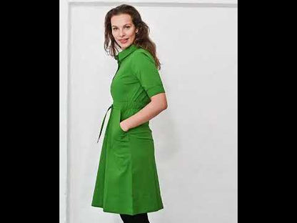 Danesusanne Poplin Dress Warm Khaki