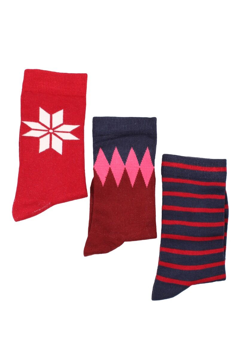 Danewalk with me Socks - Box Red - Hygge &amp; Love