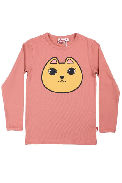 Bluse til børn med kat
