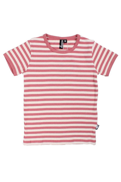 T-shirt til børn med striber  